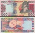 *1000 Leones Sierra Leone 1997, P20c UNC *1000 Leones Sierra Leone 1997, P20c UNC