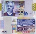 *1000 Gourdes Haiti 2015, P278f pamätná UNC