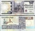 *20 libier Egypt 2020-22 UNC P74, Mešita Muhammada Aliho *20 libier Egypt 2020-22 UNC P74, Mešita Muhammada Aliho