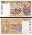 *1000 Frankov Senegal (Západoafrické štáty) 1991-2003 P711Kl UNC *1000 Frankov Senegal (Západoafrické štáty) 1991-2003 P711Kl UNC