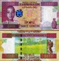 *10000 Frankov Guinea 2012, P46 UNC