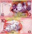 *10 Maloti Lesotho 2010, P21a UNC *10 Maloti Lesotho 2010, P21a UNC