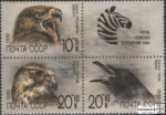 *Známky Sovietsky zväz 1990 Vtáci, nerazítkovaná MNH séria