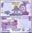 20 Kwacha Malawi 2012, P57a stav UNC