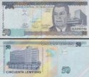 *50 Lempiras Honduras 2004-2010, P94 UNC