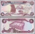 *5 irackých dinárov Irak 1980-2, P70 UNC *5 irackých dinárov Irak 1980-2, P70 UNC