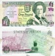 *1 Libra Jersey 1993, P25a UNC, P25 UNC