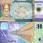 *1000 Soles De Oro Mayan Yucatan 2012 UNC polymer