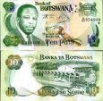 *10 botswanských pula Botswana 2002-7, P24 UNC *10 botswanských pula Botswana 2002-7, P24 UNC