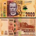 *2000 Kwacha Malawi 2021-22, P70 UNC