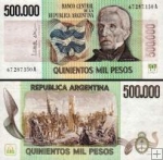 500 000 Pesos Argentína 1980-83, P309