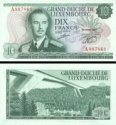 *10 frankov Luxemburgsko 1967, P53a UNC