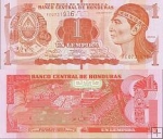1 Lempira Honduras 2014, P96b UNC