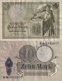 *10 Mariek Nemecká ríša 1906, P9 R27 F *10 Mariek Nemecká ríša 1906, P9 R27 F