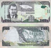 *100 Dolárov Jamajka 2014-18, hybrid polymer P95 UNC - Kliknutím na obrázok zatvorte -