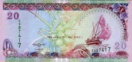 *20 Rufiyaa Maldivy 2008, P20c UNC - Kliknutím na obrázok zatvorte -