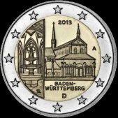 *2 Euro Nemecko 2013 G, Spolková krajina Baden-Württemberg - Kliknutím na obrázok zatvorte -