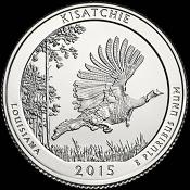 *25 Centov USA 2015 S, Kisatchie - Kliknutím na obrázok zatvorte -