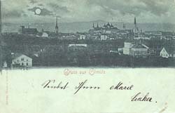 Pohľadnica Olomouc, Rakúsko-Uhorsko ca 1898 - Kliknutím na obrázok zatvorte -