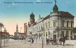 Pohľadnica Maďarsko, Rakúsko-Uhorsko, Kecskemét synagóga judaica - Kliknutím na obrázok zatvorte -