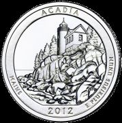 *25 Centov USA 2012S Acadia - Kliknutím na obrázok zatvorte -