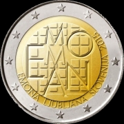 *2 Euro Slovinsko 2015, mesto Emona (Ľubľana) - Kliknutím na obrázok zatvorte -