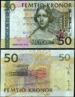 *50 Korún Švédsko 2011, P64c UNC - Kliknutím na obrázok zatvorte -