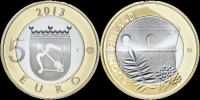 *5 Euro Fínsko 2013, provincia Savonia: Olafsburg - Kliknutím na obrázok zatvorte -