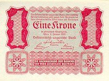 1 Krone Rakúsko 1922, P73 UNC - Kliknutím na obrázok zatvorte -