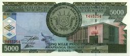 *5000 Frankov Burundi 2005, P42c UNC - Kliknutím na obrázok zatvorte -