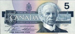 *5 Dolárov Kanada 1986, P95 UNC - Kliknutím na obrázok zatvorte -