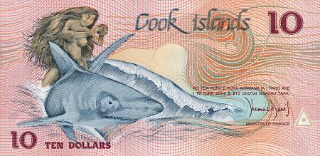 *10 Dolárov Cookove Ostrovy 1987 P4 AU/UNC - Kliknutím na obrázok zatvorte -