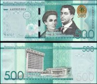 *500 Pesos Oro Dominikánska Republika 2014, P192 UNC - Kliknutím na obrázok zatvorte -