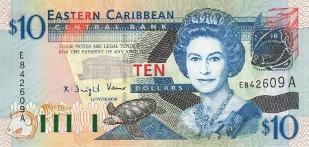 *10 Dolárov Montserrat 2003, P43m UNC - Kliknutím na obrázok zatvorte -