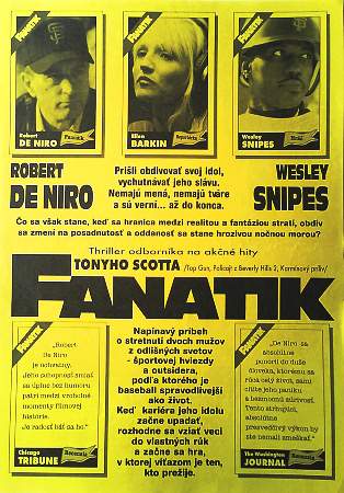 Filmový plagát Fanatik - Kliknutím na obrázok zatvorte -