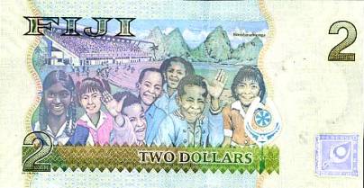 *2 fidžijské doláre Fidži 2007, P109 UNC - Kliknutím na obrázok zatvorte -