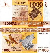 *1000 Frankov Francúzska Polynézia 2013 (2014), P6 UNC - Kliknutím na obrázok zatvorte -