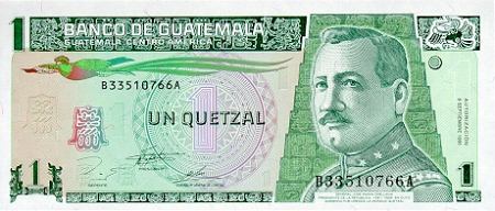 *1 Quetzal Guatemala 1995, P87c UNC - Kliknutím na obrázok zatvorte -