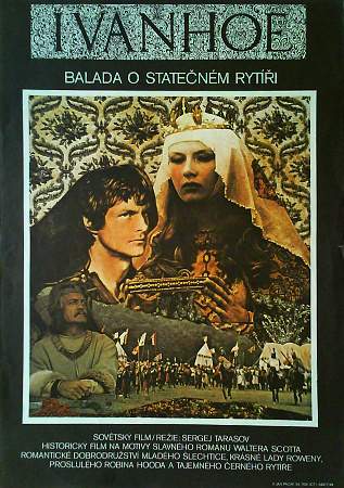 Filmový plagát Ivanhoe -Balada o statečném rytíři - Kliknutím na obrázok zatvorte -