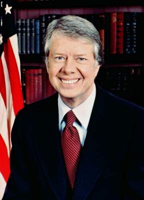 Prezident Jimmy Carter - Kliknutím na obrázok zatvorte -