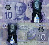 *10 Dolárov Kanada 2013, P107 polymer UNC - Kliknutím na obrázok zatvorte -