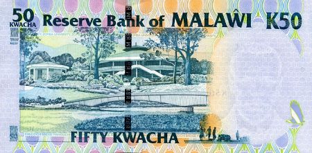 *50 Kwacha Malawi 2004, P49 UNC - Kliknutím na obrázok zatvorte -