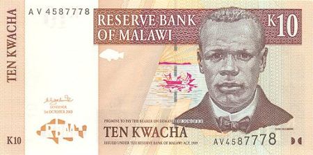 *10 Kwacha Malawi 2003 P43a UNC - Kliknutím na obrázok zatvorte -