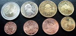 *Sada mincí 1 cent - 2 euro Rakúsko 2008 - Kliknutím na obrázok zatvorte -