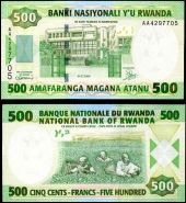 *500 Francs Rwanda 2004, P30a UNC - Kliknutím na obrázok zatvorte -