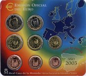 *Oficiálna sada 8 Euro mincí Španielsko 2003 - Kliknutím na obrázok zatvorte -