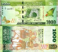 *1000 Rupií Srí Lanka 2010-19, P127 UNC - Kliknutím na obrázok zatvorte -