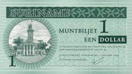 *1 Dolár Surinam 2004, P155 UNC - Kliknutím na obrázok zatvorte -