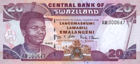 *20 Emalageni Swaziland 2006, P30c UNC - Kliknutím na obrázok zatvorte -