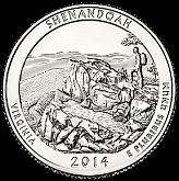 *25 Centov USA 2014 S, Shenandoah - Kliknutím na obrázok zatvorte -